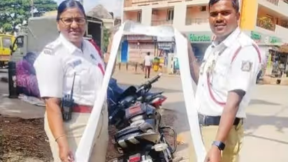 ನಿಯಮ ಉಲ್ಲಂಘನೆ: ಬೈಕ್ ಸವಾರನಿಗೆ 17,500 ದಂಡ