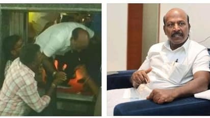 மருத்துவமனை லிப்டில் சிக்கிய அமைச்சர் மா.சுப்பிரமணியன்..! அவசரகால கதவு வழியாக வெளியேறியதால் பரபரப்பு