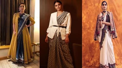 ಚಳಿಗಾಲದಲ್ಲಿ ಸೀರೆಯ ಜೊತೆ ಈ ರೀತಿ ಸ್ಟೈಲಿಶ್‌ ಡ್ರೆಸ್‌ ಧರಿಸಿ  