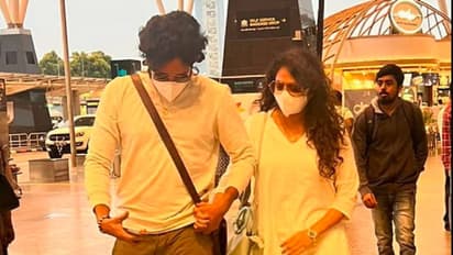 ಏರ್ಪೋರ್ಟ್‌ನಲ್ಲಿ ಕೈ ಕೈ ಹಿಡಿದು ಕಾಣಿಸಿಕೊಂಡ ಪ್ರಣಯ ಪಕ್ಷಿಗಳು; ವಿದೇಶಕ್ಕೆ ಹಾರಿದ ಹರಿಪ್ರಿಯಾ-ವಸಿಷ್ಠ