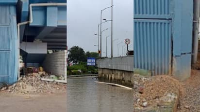 ബെംഗലുരുവില് മേല്പ്പാലം പണി പൂര്ത്തിയാവും മുന്പ് പില്ലറില് വിള്ളല്, പരാതി നല്കിയിട്ടും നടപടിയില്ല