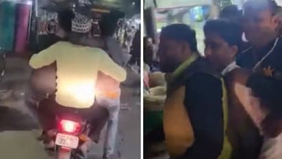 'ഒരു ബൈക്കില്‍ ഇത്രയും പേരോ?'; വീഡിയോ വൈറലായ പിന്നാലെ യുവാക്കള്‍ക്ക് 'പണി'