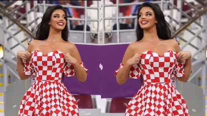 फीफा वर्ल्ड कप में ऐसी ड्रेस पहनकर पहुंची हसीना, मच गया हंगामा, कतर की तमाम पाबंदियां रह गई धरी की धरी!