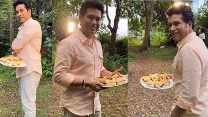 മുംബൈയുടെ പ്രിയപ്പെട്ട സ്നാക്സുമായി സച്ചിന് ടെന്ഡുല്ക്കര്; ചിത്രങ്ങള് വൈറല്