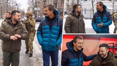 'Experience like no other': Bear Grylls on meeting Ukraine President Volodymyr Zelensky