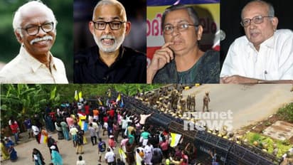 വിഴിഞ്ഞം സമരം സമാധാനപരം, പരിഹരിക്കണം, അക്രമത്തിന് പിന്നിൽ അദാനിയുടെ സ്വകാര്യ സൈന്യം: പ്രമുഖരുടെ പ്രസ്താവന