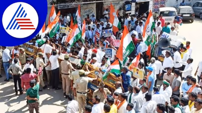 ಸಿದ್ದರಾಮುಲ್ಲಾ ಖಾನ್ ಹೇಳಿಕೆಗೆ ಸಿ ಟಿ ರವಿ ಮನೆಗೆ ಕಾಂಗ್ರೆಸ್ ಮುತ್ತಿಗೆ, ಚಿಕ್ಕಮಗಳೂರು ಬೂದಿ ಮುಚ್ಚಿದ ಕೆಂಡ