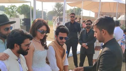 ನಟಿ ಹನ್ಸಿಕಾ ಮದುವೆ ಫೋಟೋಗಳು ವೈರಲ್; ಪ್ರಿ-ವೆಡ್ಡಿಂಗ್ ಪಾರ್ಟಿಯಲ್ಲಿ ಮಿಂಚಿದ 'ಬಿಂದಾಸ್' ಬೆಡಗಿ