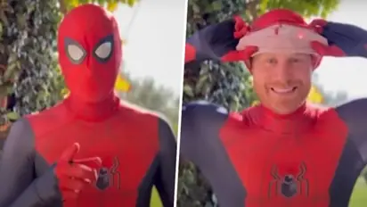 Prince Harry turns Spider-Man, shares heartwarming Christmas message