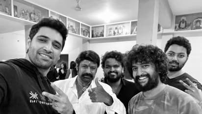 నందమూరి మోక్షజ్ఞకి హిట్ 2 పిచ్చగా నచ్చేసిందిగా.. నాని, అడివి శేష్ తో బాలయ్య రచ్చ, ఫొటోస్ వైరల్ 