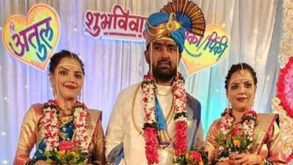 ఒకే వ్యక్తిని పెళ్లాడిన కవల అక్కాచెళ్లెళ్లు...!