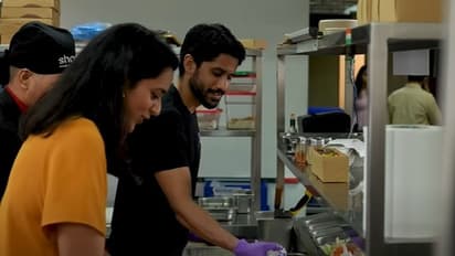 నాగ చైతన్య కిచెన్ లో వెంకటేష్ కూతురు.. బావా మరదళ్ల సరదా కబుర్లు 