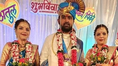 ഇരട്ടകളായ യുവതികൾ ഒരാളെ വിവാഹം ചെയ്ത സംഭവം വിവാദമാകുന്നു; വീഡിയോ വൈറൽ