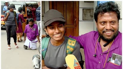 സ്കൂള് കായിക മേള: 'അടുത്ത തവണയെങ്കിലും മകൾക്കൊരു മെഡൽ വേണം'; മകളുടെ സ്വപ്നങ്ങൾക്കൊപ്പം പാഞ്ഞ് ഈ അച്ഛൻ