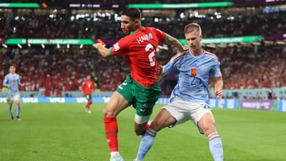 കൊണ്ടും കൊടുത്തും മൊറോക്കോയും സ്പെയിനും; ആദ്യപകുതി ഗോള്രഹിതം