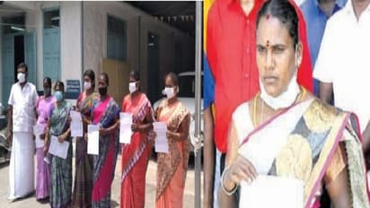 ஒருபக்கம் ஊராட்சி மன்ற தலைவி போராட்டம்... மறுபக்கம் வார்டு உறுப்பினர்கள் போராட்டம்… திருப்பூர் அருகே பரபரப்பு!