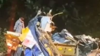 திருவண்ணாமலை தீபத்திற்கு சென்றுவிட்டு திரும்பிய போது பயங்கரம்.. சம்பவ இடத்திலேயே 6 பேர் உடல் நசுங்கி பலி..!