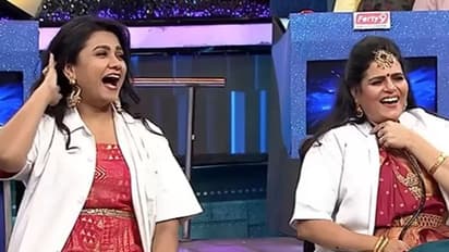 డబుల్ మీనింగ్ డైలాగులతో కరాటే కళ్యాణి, కృష్ణ భగవాన్ రచ్చ.. యాంకర్ సుమకి దిమ్మతిరిగిందిగా.. 