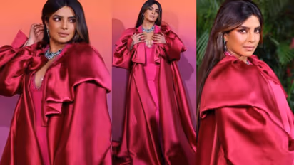 പിങ്ക് ഗൗണില്‍ സ്റ്റൈലിഷായി പ്രിയങ്ക ചോപ്ര; വൈറലായി ചിത്രങ്ങള്‍ 