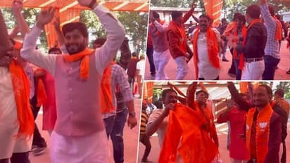 ಗುಜರಾತ್ನಲ್ಲಿ ಗೆಲುವಿನತ್ತ ಬಿಜೆಪಿ ನಾಗಾಲೋಟ: ಹಲವೆಡೆ ಸಂಭ್ರಮಾಚರಣೆ ಶುರು