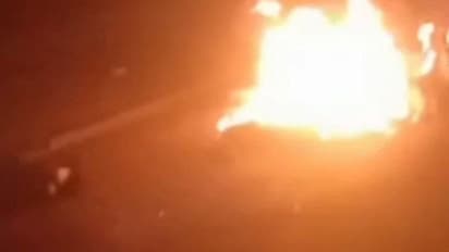 राजस्थान में भीषण सड़क हादसा: चाचा-भतीजी की दर्दनाक मौत, देखिए कैसे धमाके के बाद आग का गोला बनी बाइक