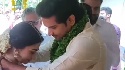 നടൻ നിരഞ്‍ജ് മണിയൻപിള്ള രാജു വിവാഹിതനായി- വീഡിയോ