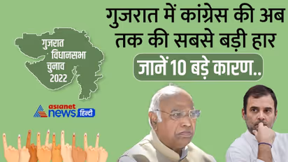 गुजरात में कांग्रेस की भयानक हार की 10 वजह: 32 साल बाद महज 17 सीटों पर सिमटी पार्टी