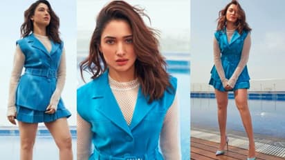 മിനി ഡ്രസ്സിൽ തിളങ്ങി തമന്ന; ചിത്രങ്ങള്‍ വൈറല്‍...