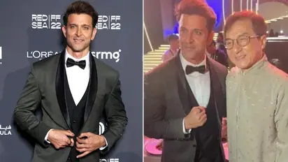 Hrithik Roshan meets Jackie Chan at the Red Sea Film Festival; actor looked dapper-see pics