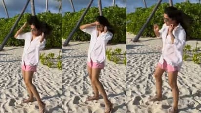 పొట్టి షాట్‌లో బీచ్‌లో రెచ్చిపోయిన యాంకర్‌ రష్మి.. వెకేషన్‌కి వెళ్లినా సుధీర్‌ గోల తప్పడం లేదుగా!