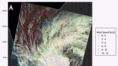 Cyclone Mandous updates: மாண்டஸ் புயல் படத்தை எடுத்துஅனுப்பிய EOS-06 செயற்கைக்கோள்
