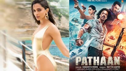 സ്വര്ണ്ണ ബിക്കിനിയില് ദീപിക; ചിത്രം പുറത്തുവിട്ടത് ഷാരൂഖ്; 'പത്താൻ' ഗാനം വരുന്നു