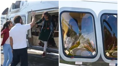 ಕೊಟ್ಟ ಮಾತನ್ನು ಈಡೇರಿಸಿದ ರಾಹುಲ್ ಗಾಂಧಿ, ಮೂವರು ಯುವತಿಯರಿಗೆ ಹೆಲಿಕಾಪ್ಟರ್ ರೈಡ್!