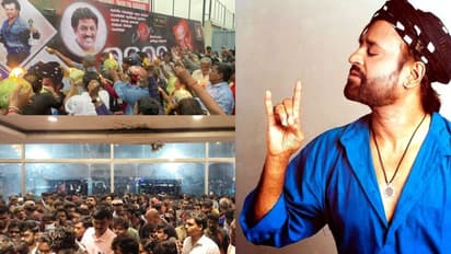 மாண்டஸ் புயலுக்கு மத்தியிலும் மாஸ் காட்டும் ரஜினி... பாபா ரீ-ரிலீஸை வெறித்தனமாக கொண்டாடும் ரசிகர்கள்