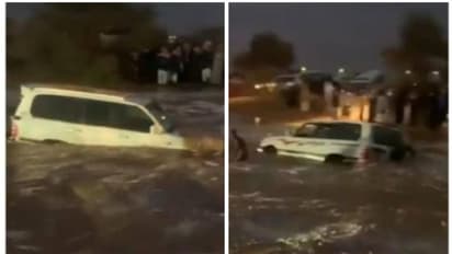 സൗദി അറേബ്യയില് വെള്ളക്കെട്ടില് അകപ്പെട്ട കാറുകളില് കുടുങ്ങിയവരെ രക്ഷിച്ചു