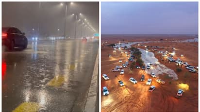 സൗദി അറേബ്യയുടെ വിവിധ പ്രദേശങ്ങളില് വ്യാപക മഴയും ശീതക്കാറ്റും; രാത്രി മഴ കനക്കുമെന്ന് മുന്നറിയിപ്പ്