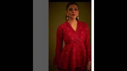 రెడ్‌ డ్రెస్‌లో కాజల్‌ పిచ్చెక్కించేలా సండే ట్రీట్‌.. ఇంతటి హాట్‌గా చందమామని చూస్తే కుర్రాళ్లకి దేత్తడే 