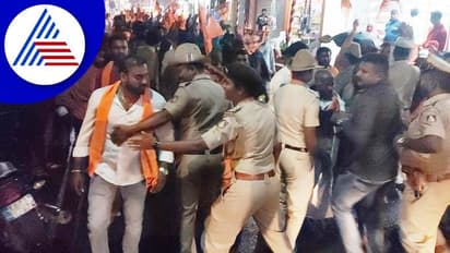 ಮಸೀದಿ ಸಂಘರ್ಷ: ಹಿಂದೂಗಳಿಂದ ಶ್ರೀರಂಗಪಟ್ಟಣದಲ್ಲಿ ಭಾರಿ ಪ್ರತಿಭಟನೆ