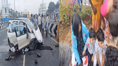 కృష్ణా జిల్లాలో ఘోర రోడ్డుప్రమాదం... మహిళ మృతి, ఇద్దరి పరిస్థితి విషమం