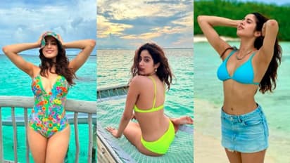 ബിക്കിനിയില് സുന്ദരി; പ്രിയപ്പെട്ട ബീച്ചില് അവധിക്കാലം ആഘോഷിക്കുന്ന ജാന്വി കപൂര്; ചിത്രങ്ങള് വൈറല്