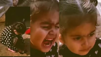 ನನಗೆ ಪತಿ ಬೇಕು... ಆತನಿರುವಲ್ಲಿಗೆ  ಹೋಗುತ್ತೇನೆಂದು  ಅಳುವ ಪುಟಾಣಿ... ವಿಡಿಯೋ