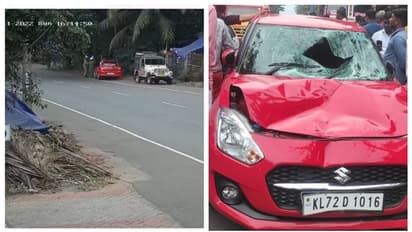 കണ്ണൂരില് റോഡരികില് നിന്നവരുടെ ഇടയിലേക്ക് കാര് പാഞ്ഞുകയറി, 3 പേര്ക്ക് പരിക്ക്