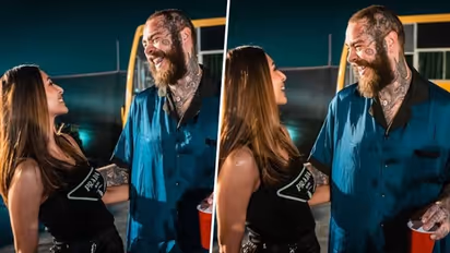 Malaika Arora met American rapper Post Malone, shares some fangirl moment