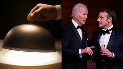 അമേരിക്കയ്ക്കെതിരെ വ്യാപക വിമര്‍ശനത്തിന് വഴി തെളിച്ച് ഇമ്മാനുവല്‍ മക്രോണിന് നല്‍കിയ വിരുന്നിലെ ഈ 'വിഭവം'