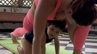 'അമ്മമാരായാല് വ്യായാമം വരെ ഇങ്ങനെ'; ബോളിവുഡിലെ പ്രിയതാരത്തിന്റെ വീഡിയോ