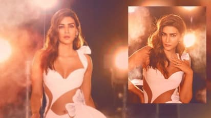 కైపెక్కించే పరువాలను కురులతో దాచేస్తోన్న కృతి సనన్, నడుమును విల్లులా వంచి.. మన్మథ బాణాలు వదులుతోంది