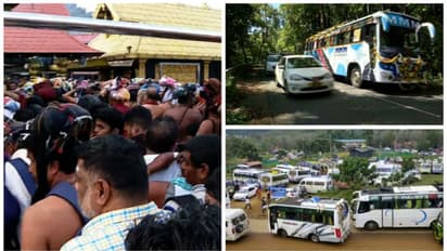 ശബരിമലപാതയിൽ ഇന്നും ഗതാഗത കുരുക്ക്: ദർശനത്തിനായി ബുക്ക് ചെയ്തത് 90620 പേർ