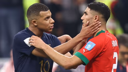Mbappe swapping shirts with Hakimi wins hearts as fans applaud Morocco's roaring show at World Cup 2022