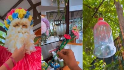 ഈ കഫേയില് എല്ലാ സാധനങ്ങളും നിര്മിച്ചത് കോണ്ടം കൊണ്ട്!