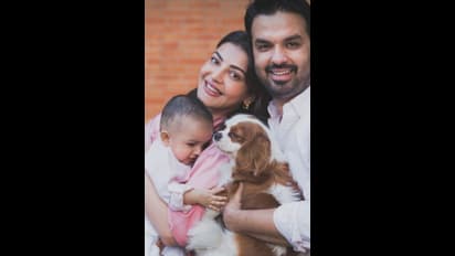 పట్టలేని ఆనందంలో కాజల్.. కొడుకును చూసుకుంటూ మురిసిపోతున్న స్టార్ హీరోయిన్.. క్యూట్ పిక్స్!